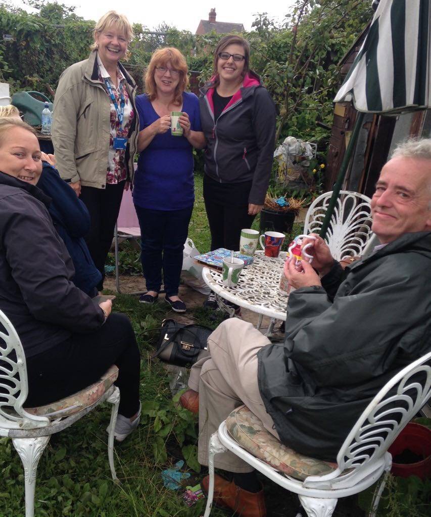 Featherstone Library's Allotment Session - Yorkshire Smokefree