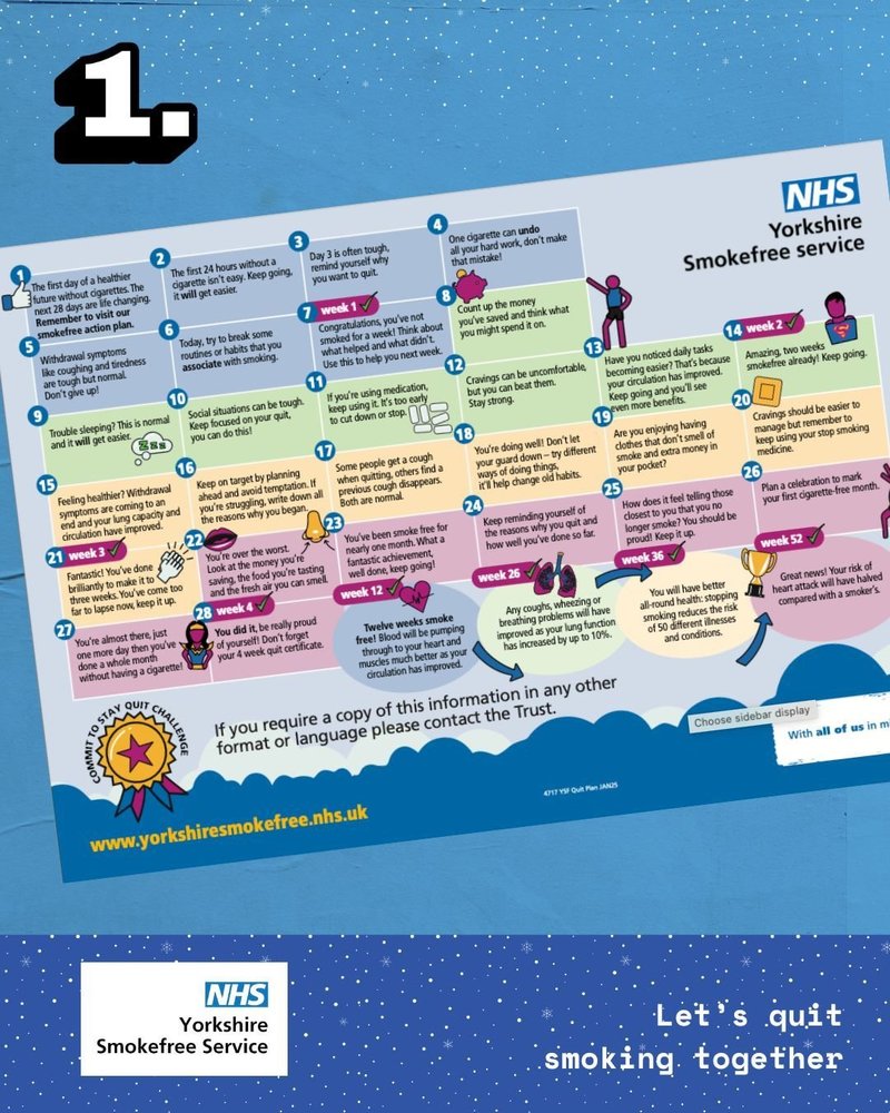 Supporting image for Get an Advent Calendar of Treats and Tips when you quit smoking in December 